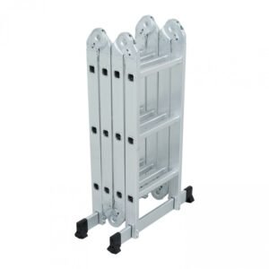 ESCALERA ARTICULADA ALUMINIO 3,72 MT CON PLATAFORMA EVEREST